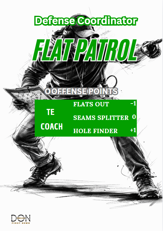 FIRST DOWN football board game cards